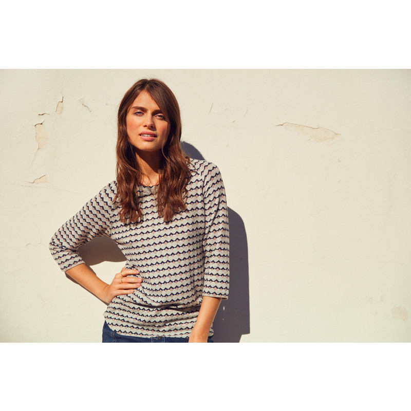 Fransa Misoft Blouse in Light Grey