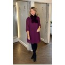 Penelope Pleated Tunic - Aubergine