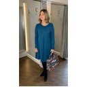 Teresa Two Pocket Jumper Dress - Teal