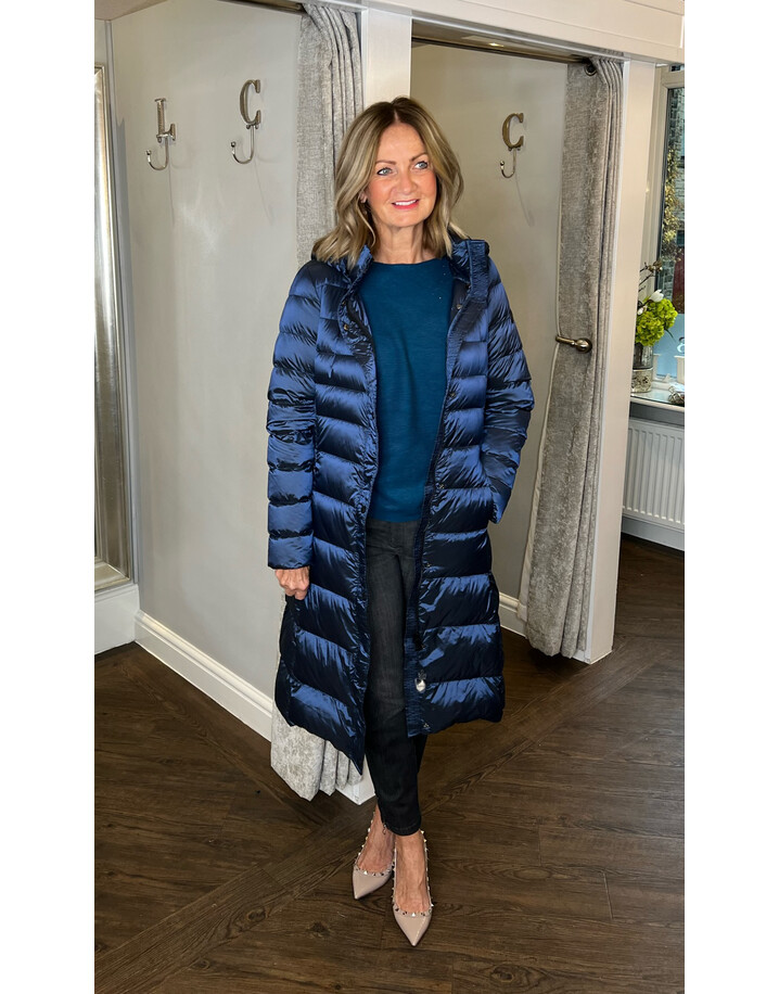 Normann Nakita Padded Coat - Deep Cobalt Blue