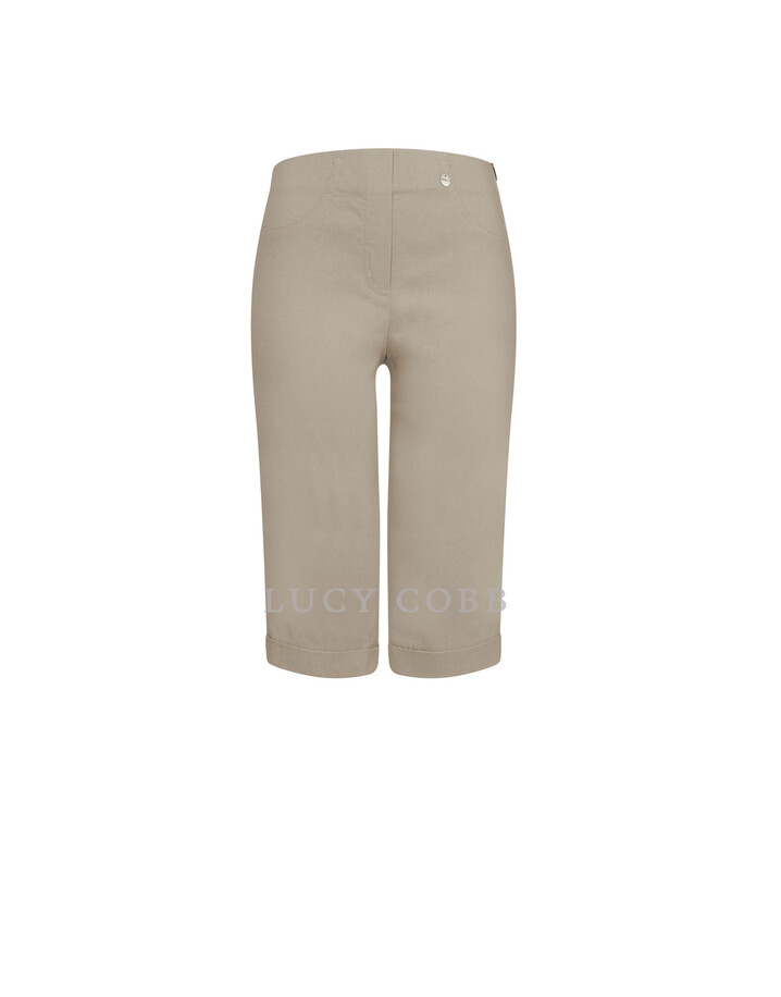 Robell Bella 05 Bermuda Shorts - Light Taupe