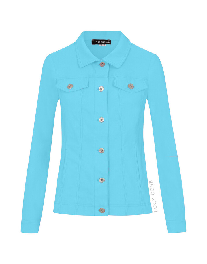 Robell Happy Jacket - Turquoise