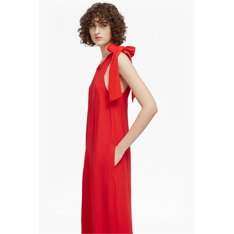 red french connection jumpsuit
