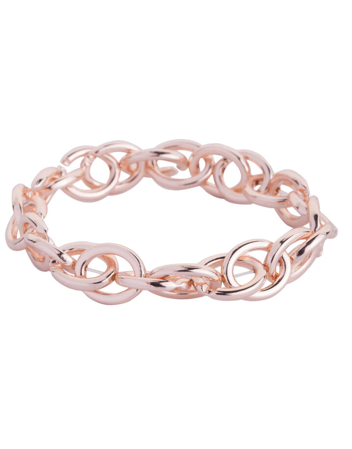 Lucy Cobb Jewellery Chain Stretchy Bracelet - Rose Gold