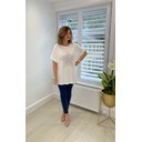 Diamante Star T-shirt - Ivory