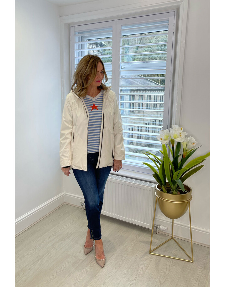 Frandsen Finlee Water Resistant Jacket  - Cream