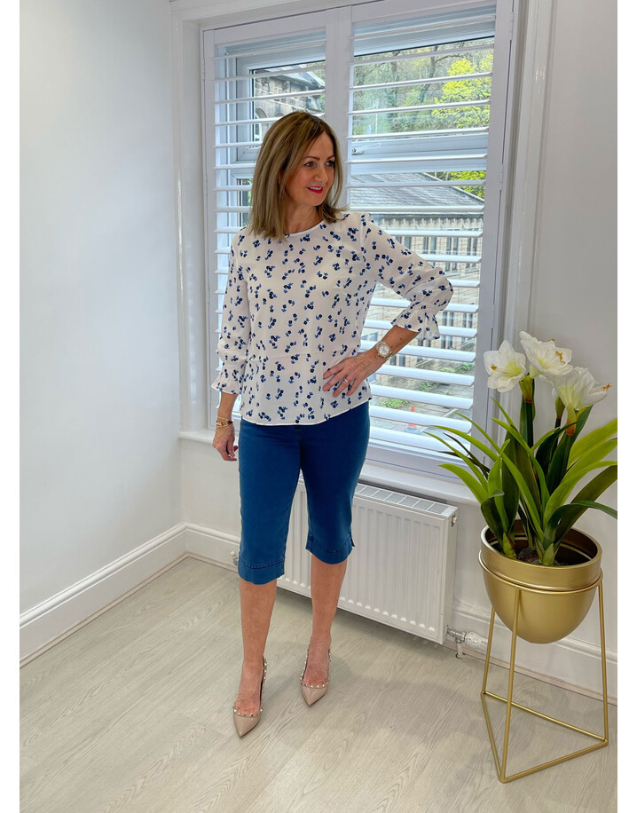 French Connection Betsy Crepe Light Top  - Summer White