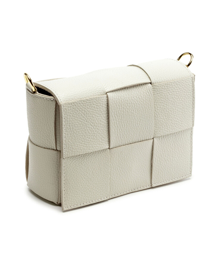 Elie Beaumont Leather Tile Bag - Marble