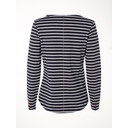 Heart Stripe Jersey Tee - Navy - Alternative 1