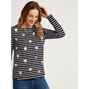 Heart Stripe Jersey Tee - Navy - Alternative 2