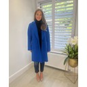Wren Boucle Coat - Royal