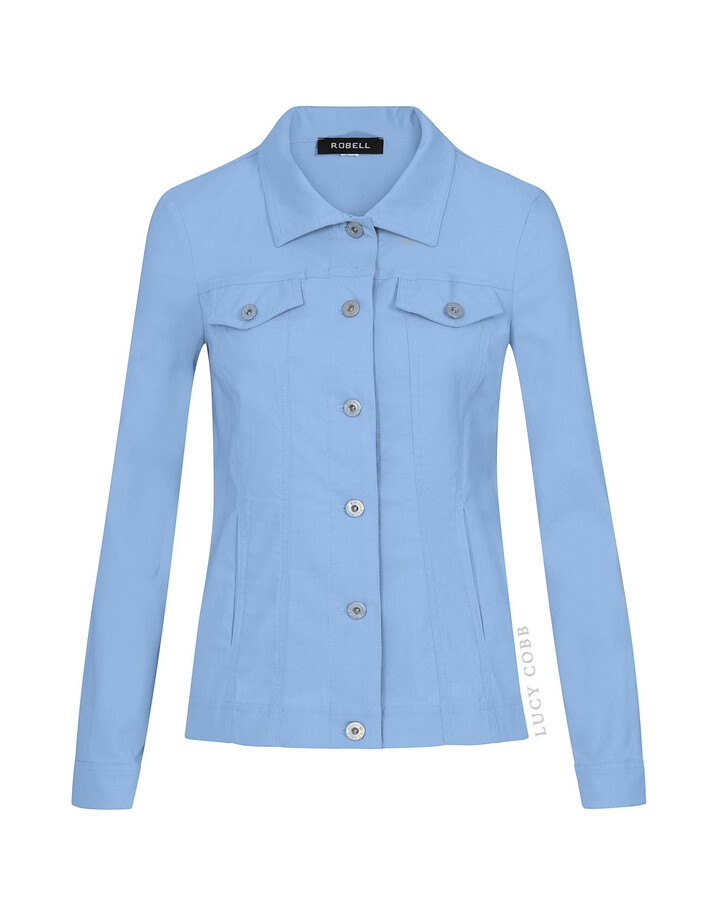 Robell Happy Jacket - Pale Blue 