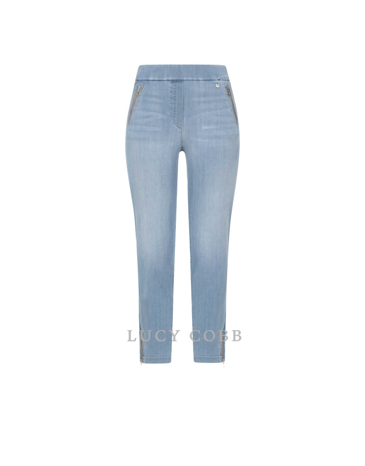Robell Nena 09 (7/8) Denim - Light Denim Blue