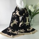 Callie Cat Scarves - Black Mix