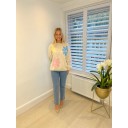 Fifi Flower Jumper - Stone