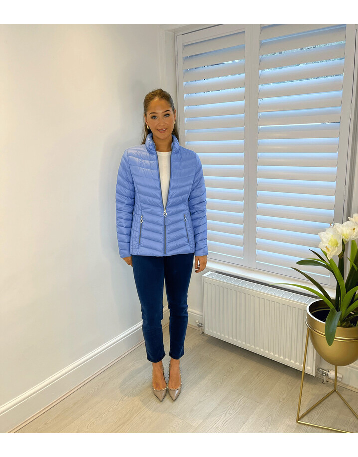 Frandsen Fiona Lightweight Padded Jacket  - Pale Blue 