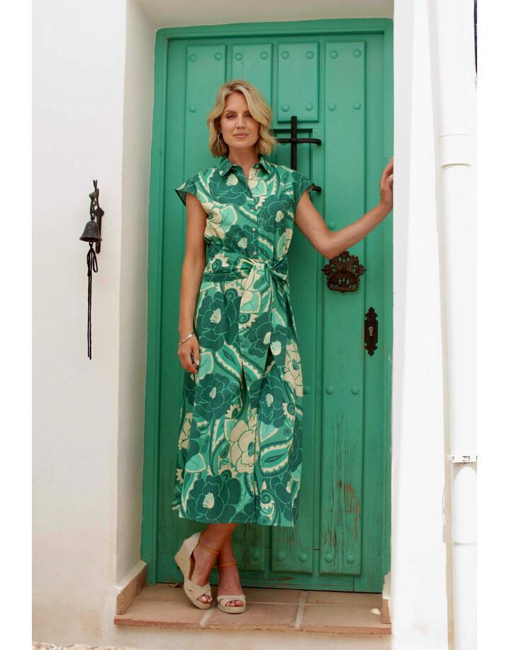 Pomodoro Pucci Shirt Dress - Meadow