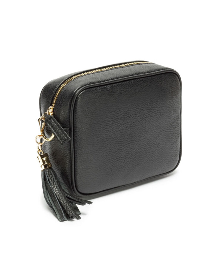 Elie Beaumont Leather Crossbody Bag - Black