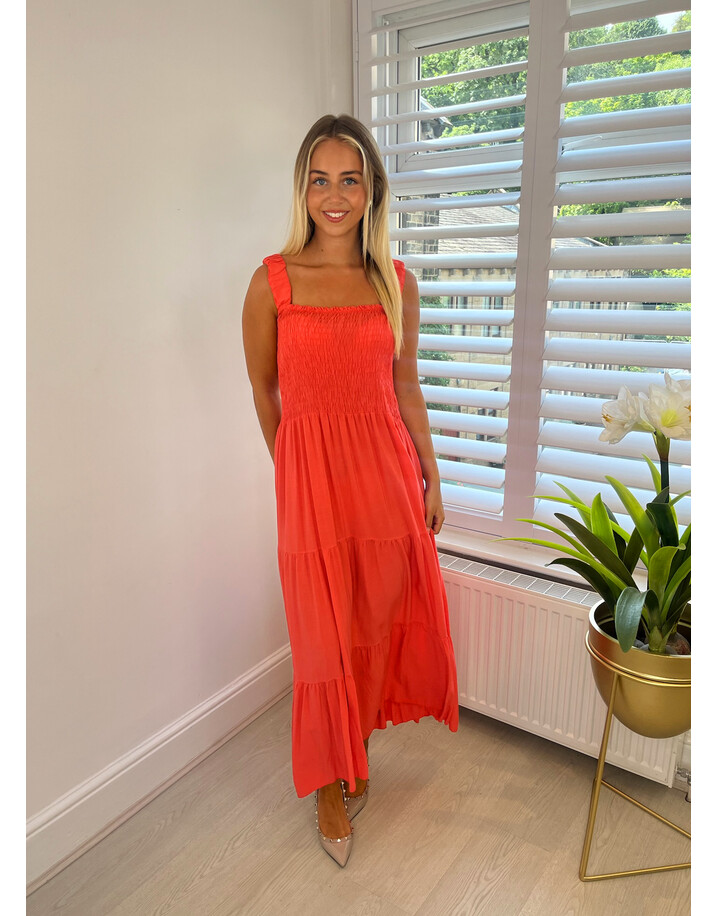 Lucy Cobb Kayleigh Dress - Coral