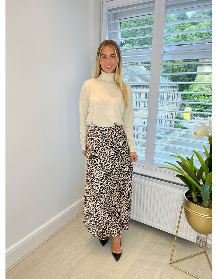 Lucy Cobb Lola Leopard Maxi Skirt  - Leopard Print