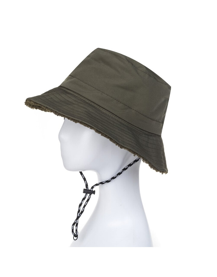 Park Lane Waterproof Fold Away Hat - Olive