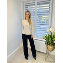 Toni Pearl Sleeve Jumper - Stone