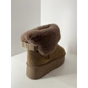 Bailey Bow Platform Boots - Taupe - Alternative 1