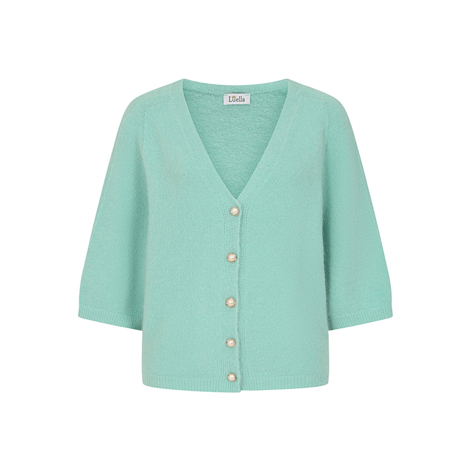 Pink Striped Knit Cardigan-Luella main image 0