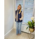 Freja Padded Gilet  - Navy