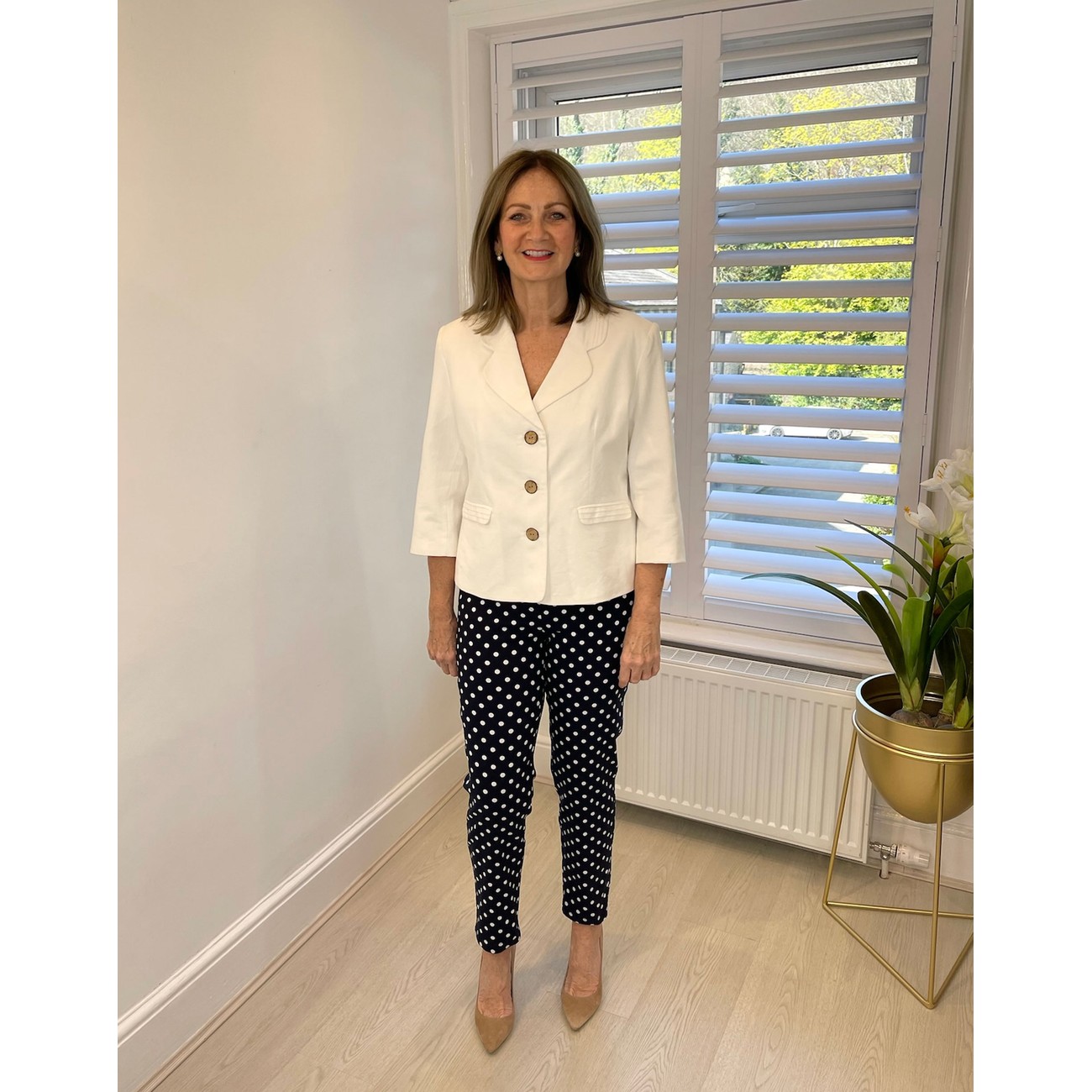 Alice Collins Ella Jacket in White