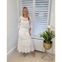 Lana Midi Skirt - White