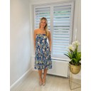 Penelope Floral Midi Skirt - Navy - Alternative 1