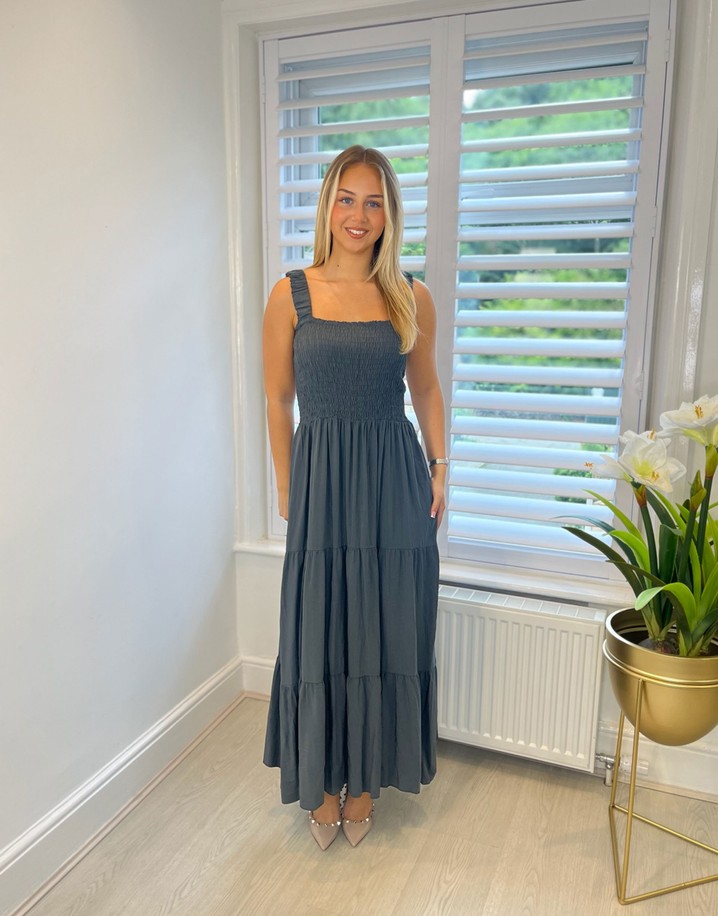 Lucy Cobb Kayleigh Dress - Slate