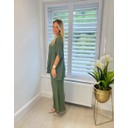 Pleated Co-Ord - Khaki - Alternative 1