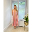 Zara ZigZag Dress - Teal Mix