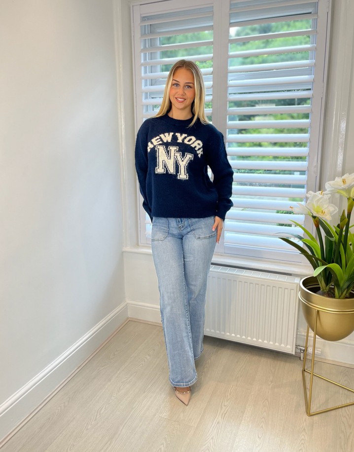 Lucy Cobb New York Jumper - Navy