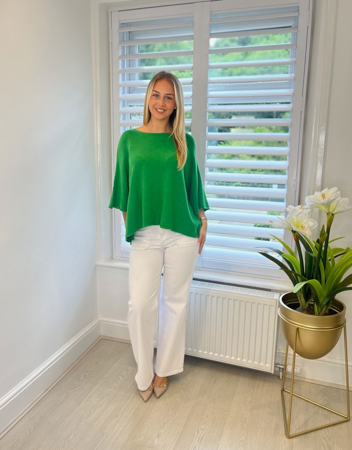 Lucy Cobb Miranda Jumper  - Emerald