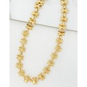 Chunky 'X' Short Necklace - Gold