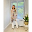 Reversible Sausage Dog Scarf - Mocha