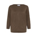 MilaSZ Round Neck Pullover - Fudge