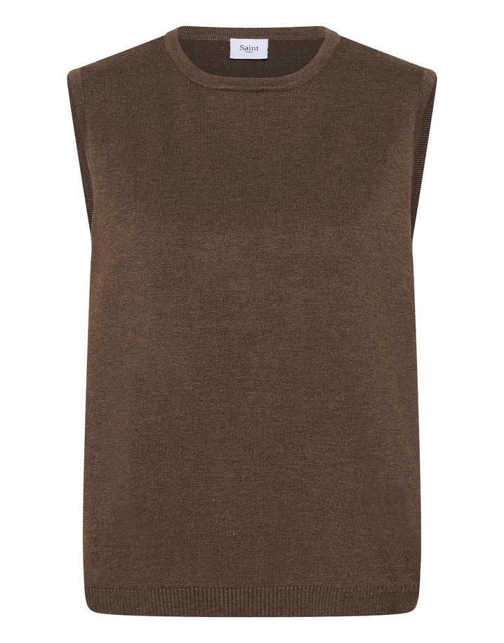 Saint Tropez MilaSZ Vest - Fudge