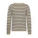 MilaSZ Striped Cardigan - Rice Black Stripe - Alternative 1