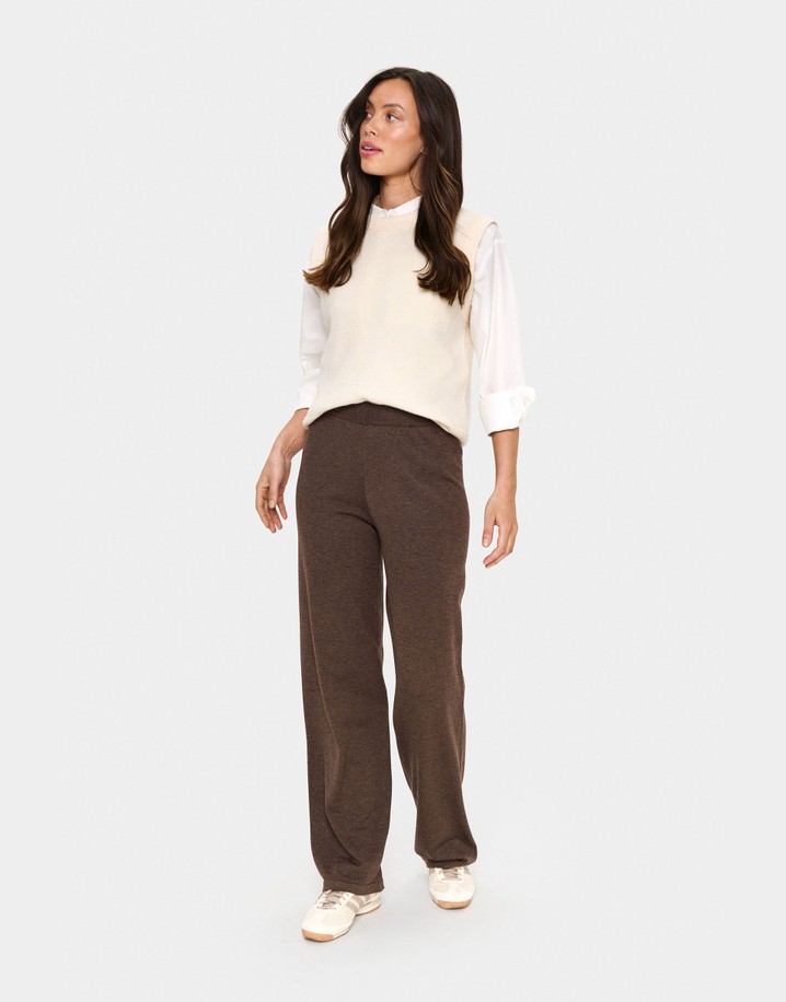 Saint Tropez MilaSZ Pants  in Fudge