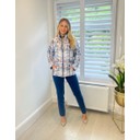 Fern Reversible Padded Coat  - Navy Mix