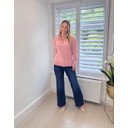 Supersoft Half Zip Jumper - Pink 