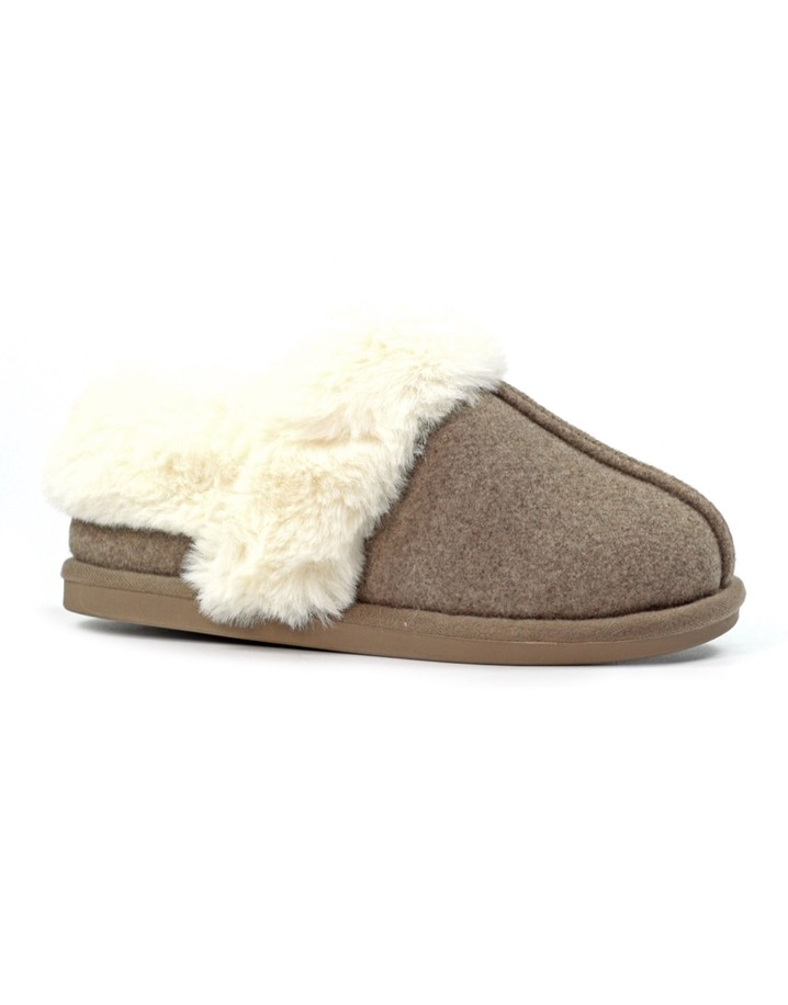 Lunar Shoes Ember II Slippers  - Taupe