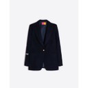 Sophia Graffiti Wool Blend Jacket - Navy - Alternative 3
