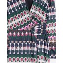 Amelia Geometric Lurex Dress - Green Mix - Alternative 1