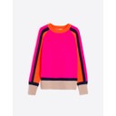 Cuello Colour Block Jumper  - Hot Pink - Alternative 3