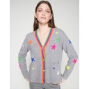 Alina Stars Cardigan - Grey